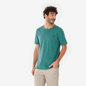 Camiseta de montaña y trekking manga corta Hombre Quechua NH100