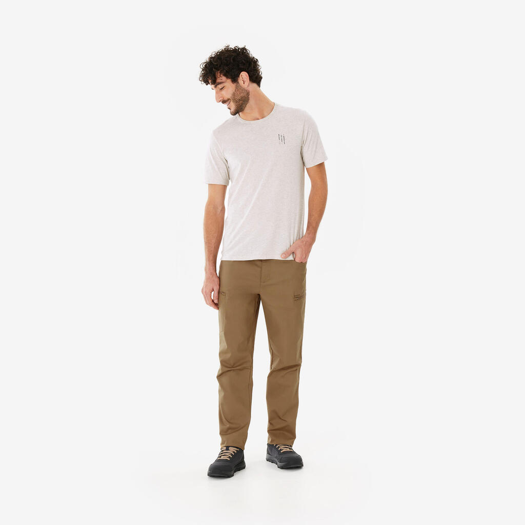 Pantalone za pešačenje NH500 muške - bež