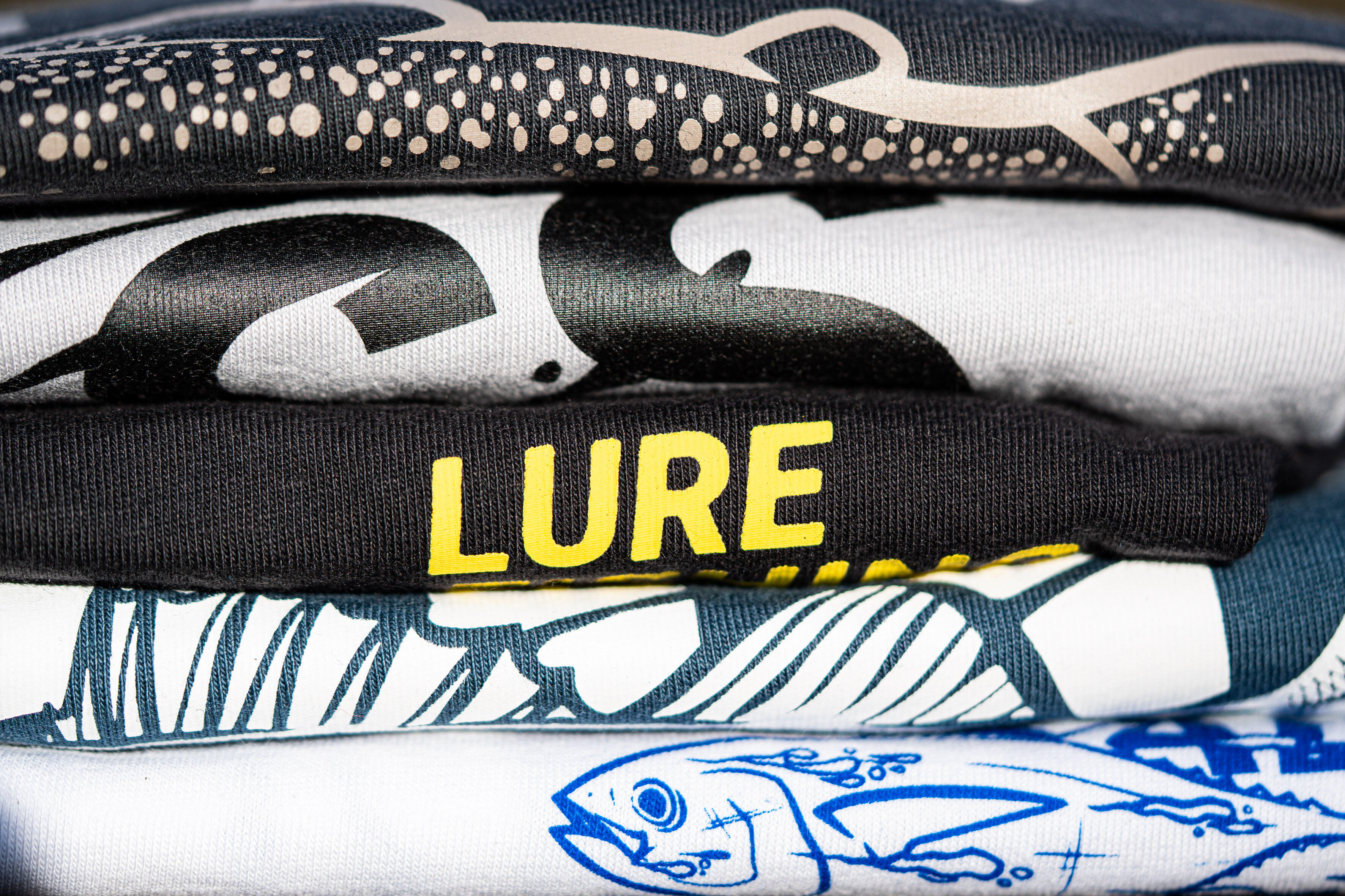T-shirt de pêche à manches courtes en coton - CAPERLAN