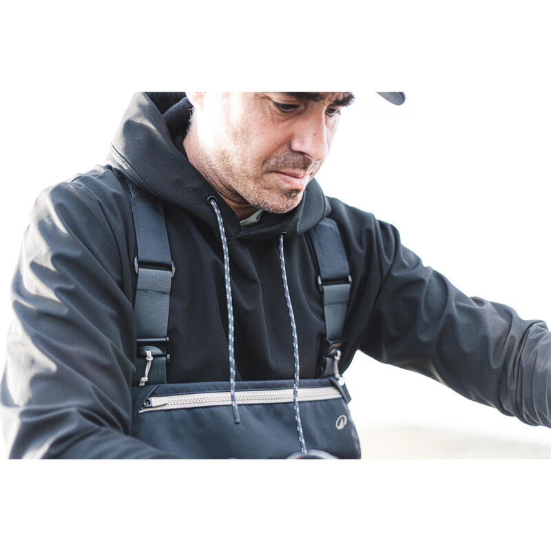 Pulóver, kapucnis, softshell - 500-as
