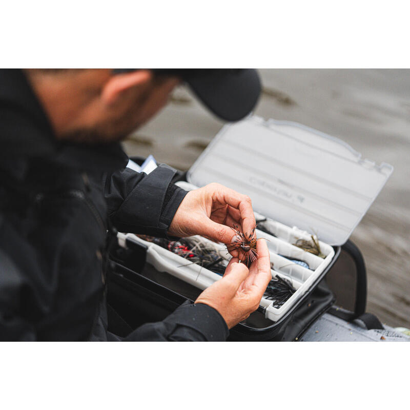 NĂLUCĂ PESCUIT LA BIBAN ȘI PĂSTRĂV MICRO RUBBER JIG TUNGSTEN NATURAL CRAW