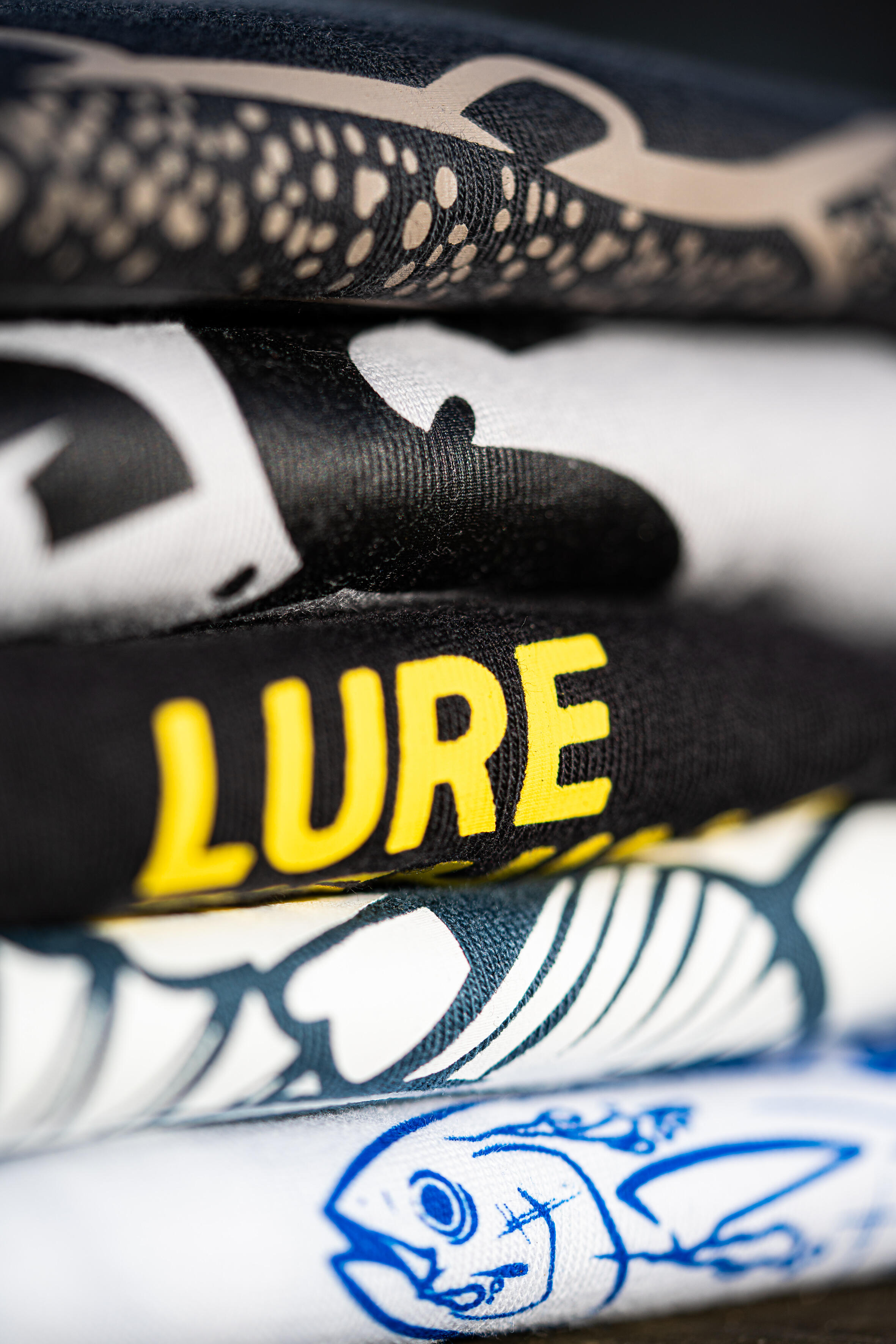 T-shirt de pêche à manches courtes en coton, Crank 4/4