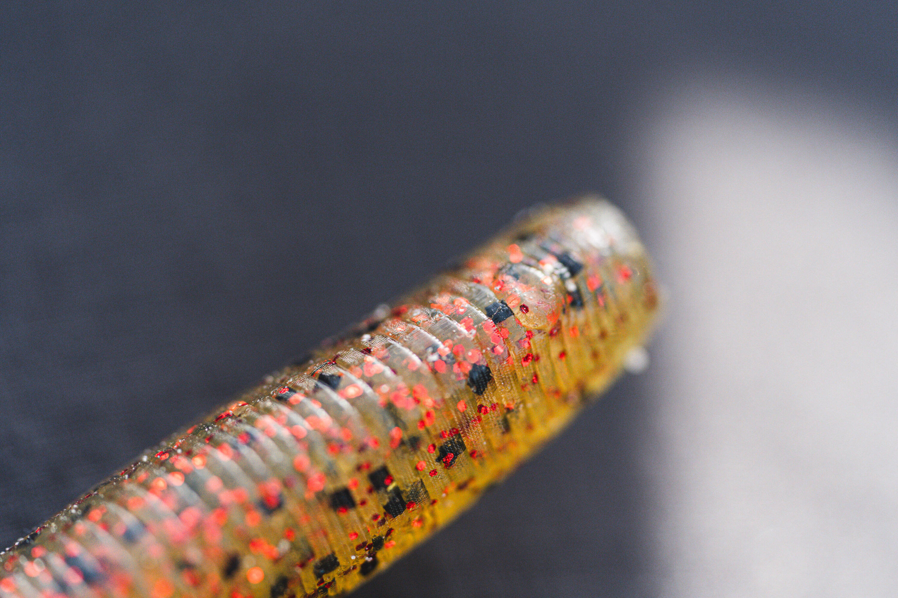AMOSTRA FLEXÍVEL DE PESCA DO ACHIGÃ YUBARI STICK BAIT WORM WATERMELON RED (x 10) 5/6