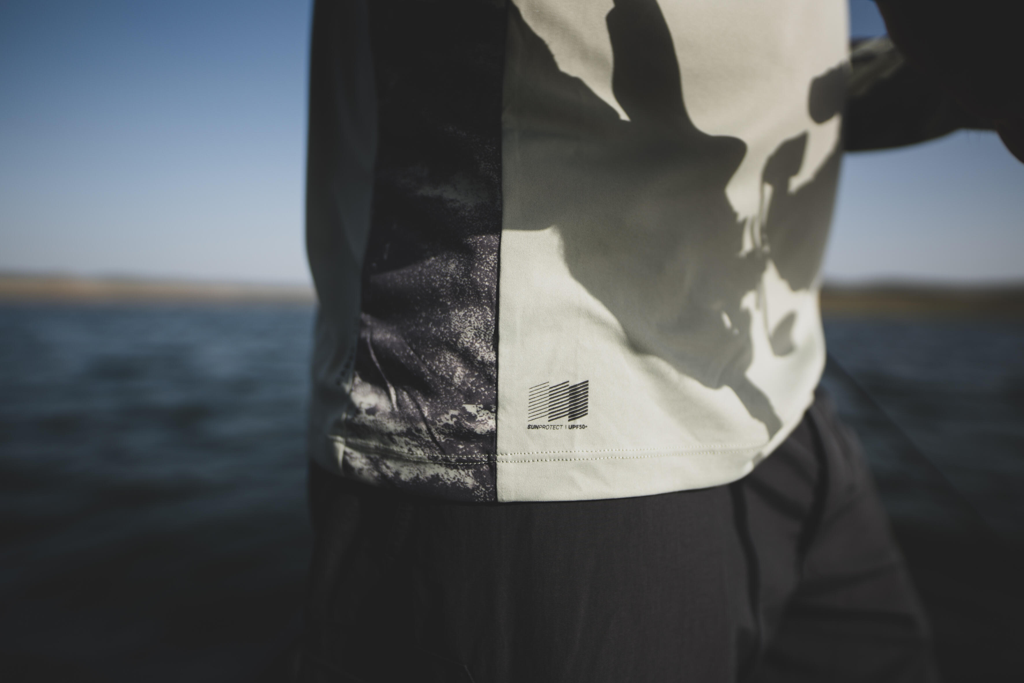 Anti-UV Fishing T-Shirt - 500 UPF 50+ with hood Green - CAPERLAN