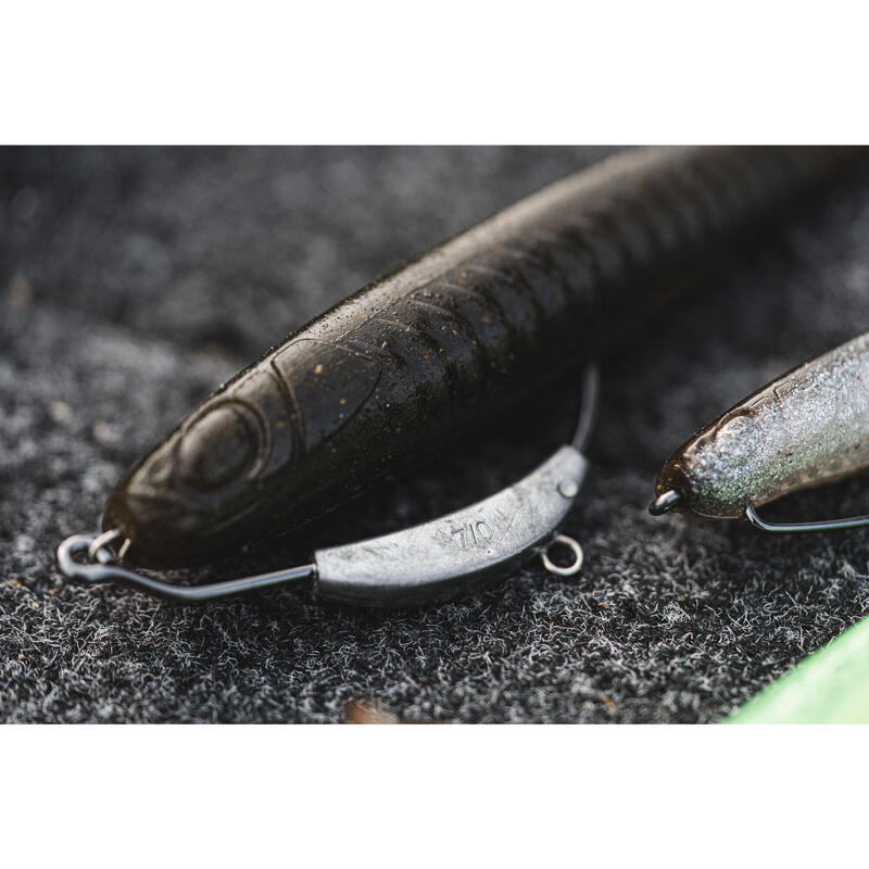 Ragadozó halas horog, 5 db - Texan Worm
