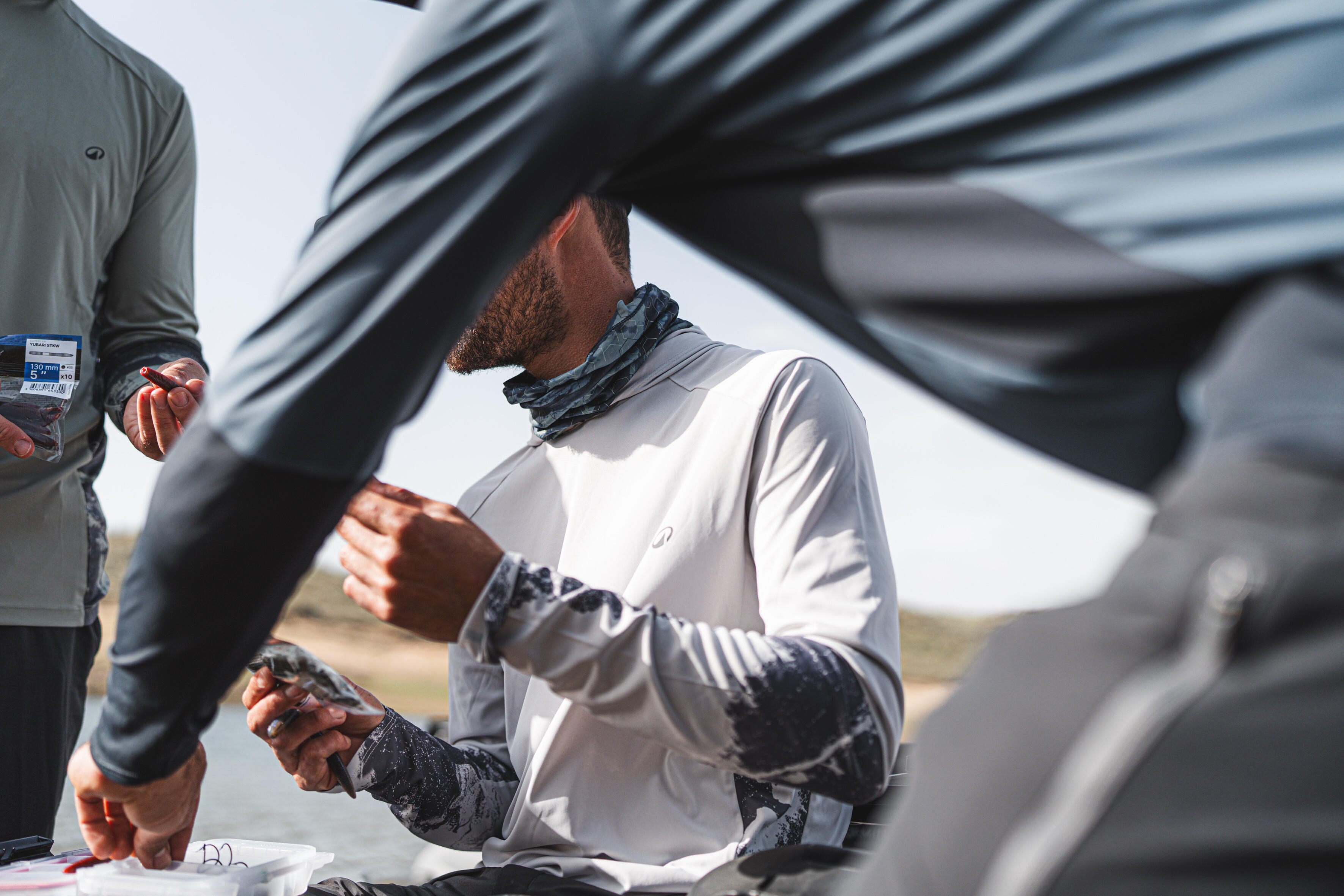 T-shirt de pêche anti-UV 500 avec capuchon UPF 50+ - CAPERLAN