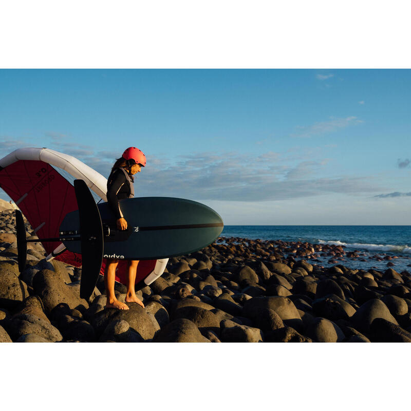 Casque de sports d'eau, kitesurf, wingfoil, wakeboard Adulte - 100 rouge