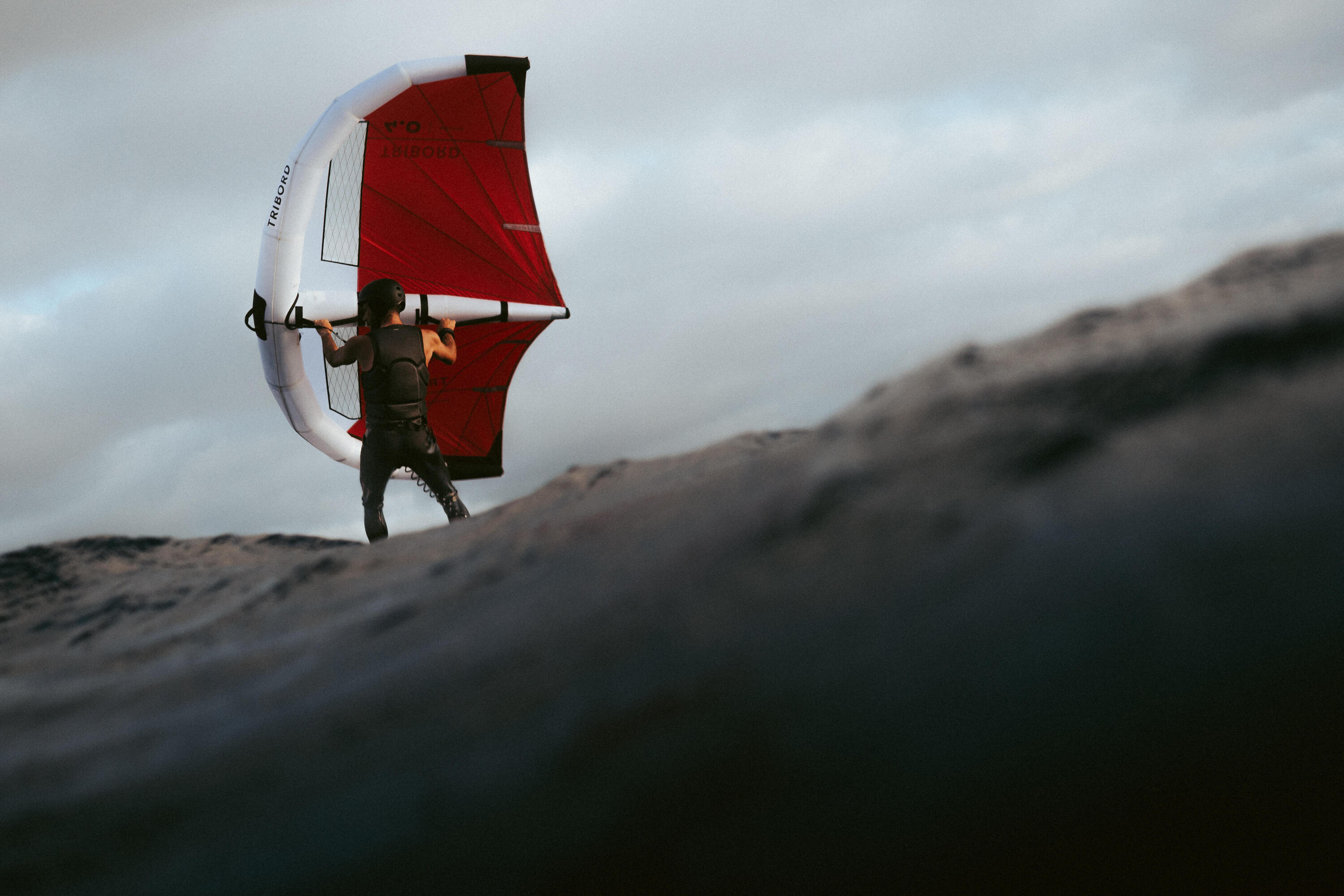 Auftriebsweste Prallschutzweste Herren 50 N lang 500 schwarz 16/17