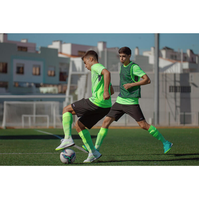Ghete de fotbal Viralto IV teren sintetic Alb/Piele calitatea I