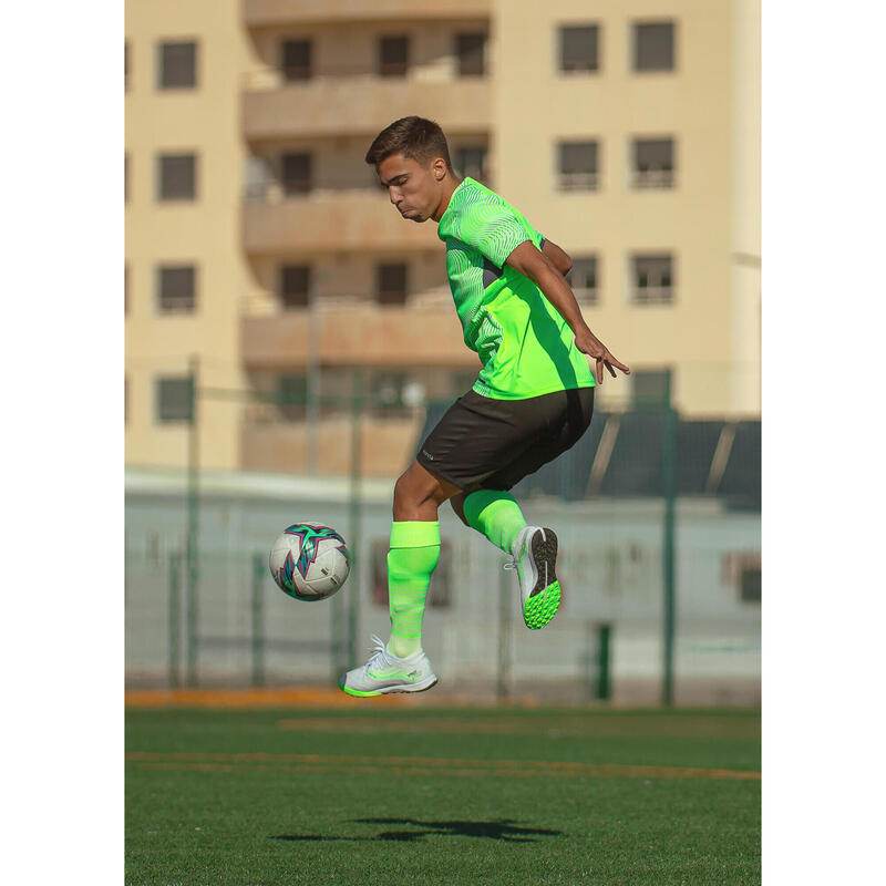 Tricou fotbal Viralto Wave Galben Gri Negru Adulți
