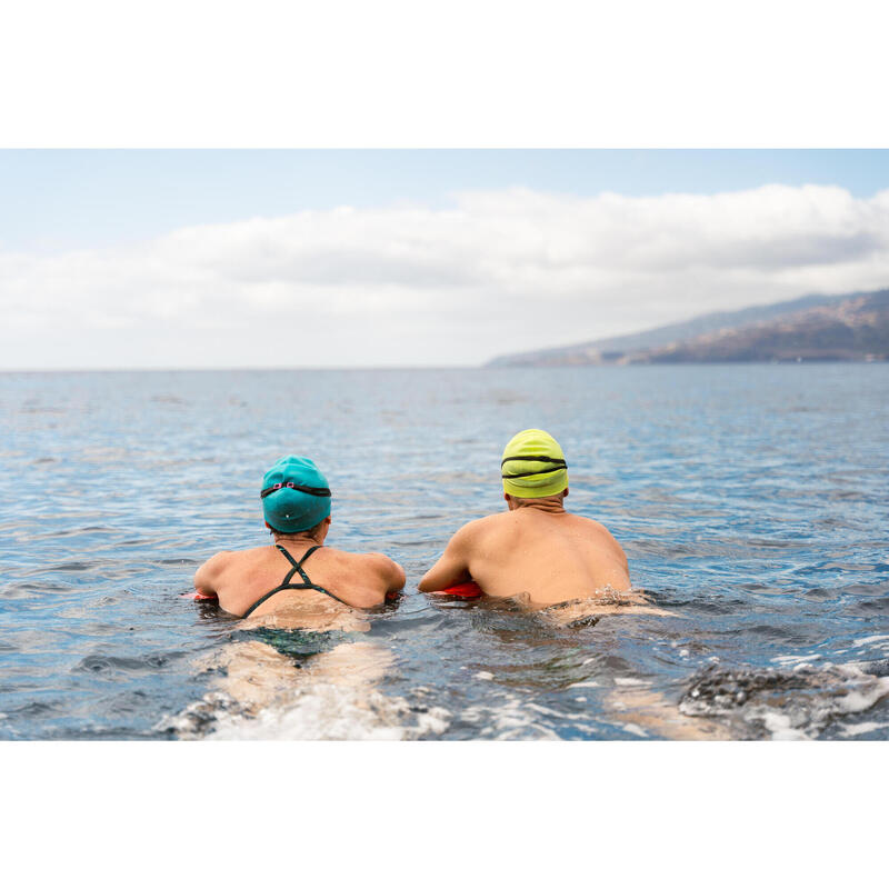 Bonnet de bain silicone - turquoise