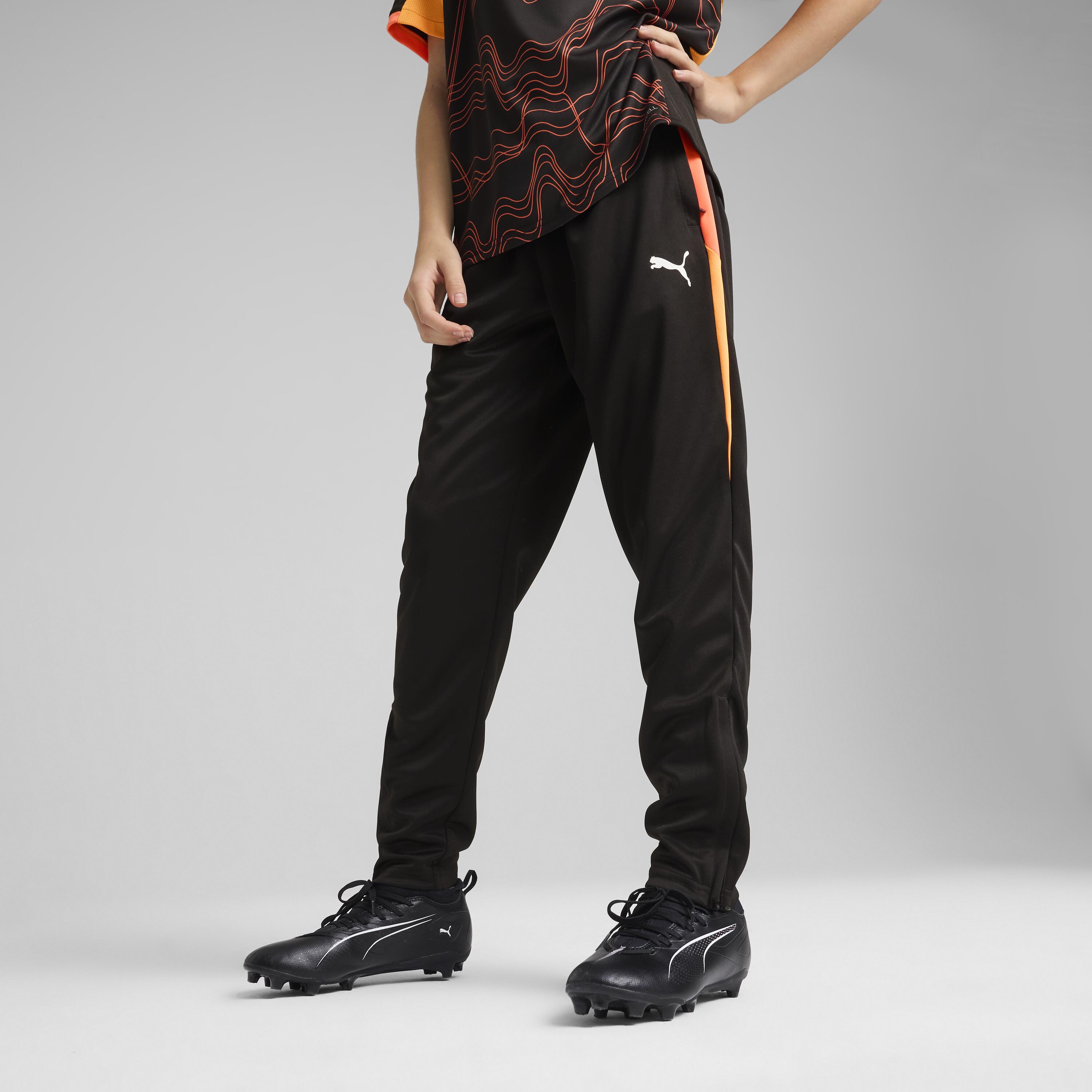 高い信頼 厚い信頼 Kids' Football Bottoms Individual Liga 25 - Black/Orange Boys