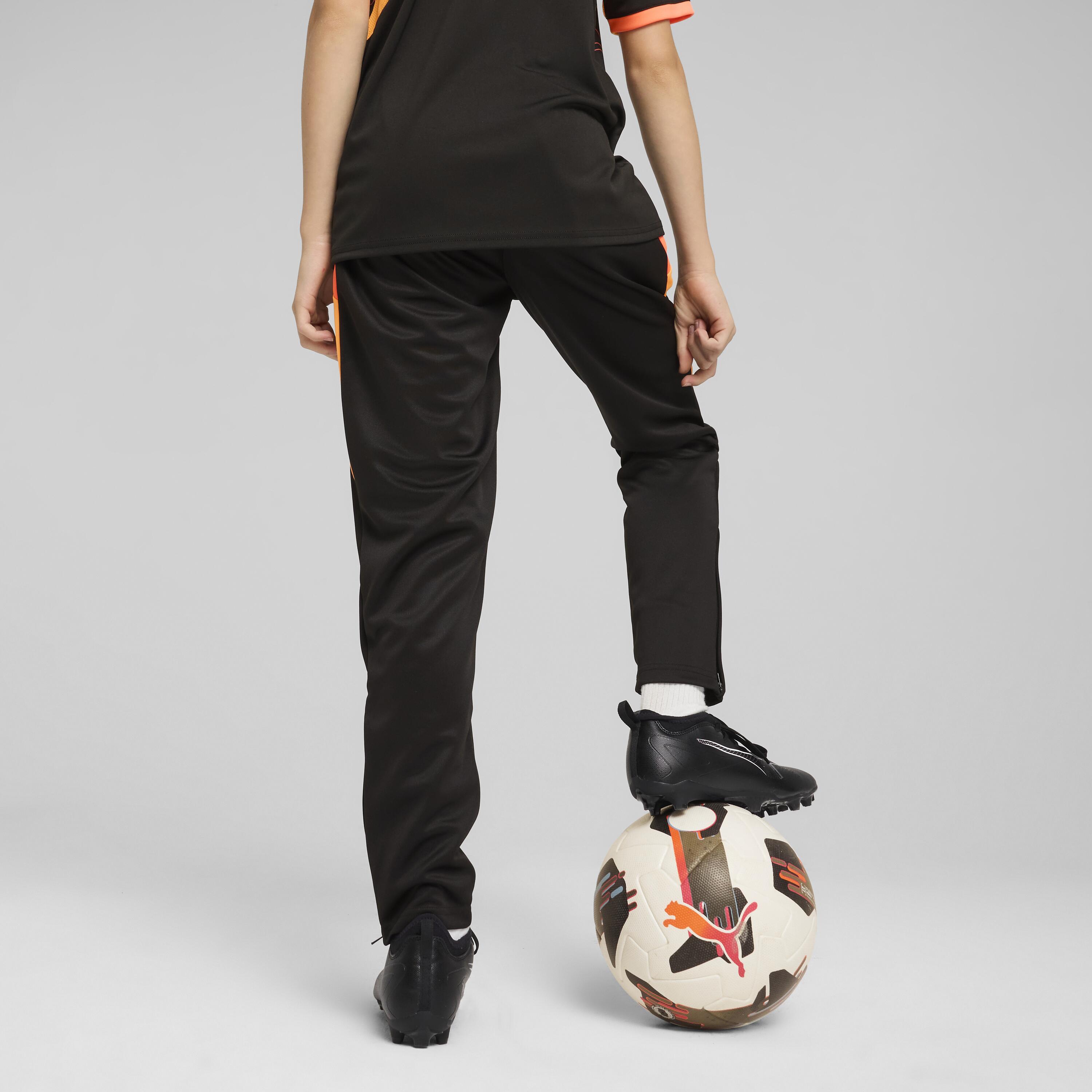 Pantalon de football Puma IndividualLIGA 25 Enfant Noir/Orange 6/6