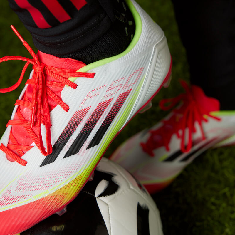 Chuteiras de Futebol Adulto Adidas F50 League FG/MG Branco