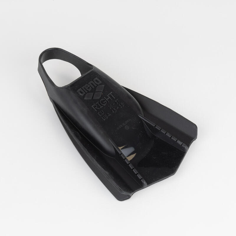 Barbatanas de natação em silicone - Arena powerfin Pro II preto