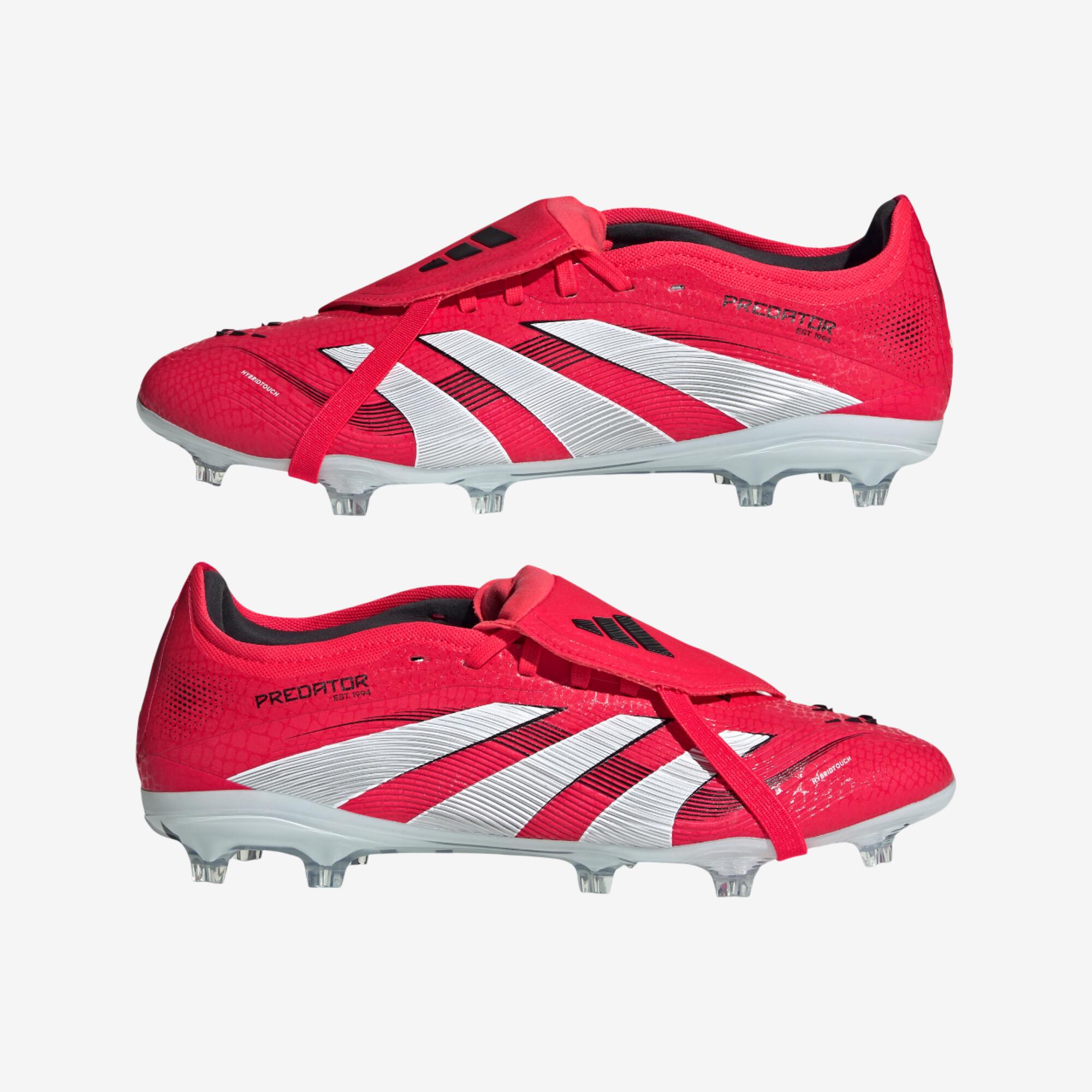 Scarpe calcio adulto ADIDAS PREDATOR PRO FG rosso-oro 12/13