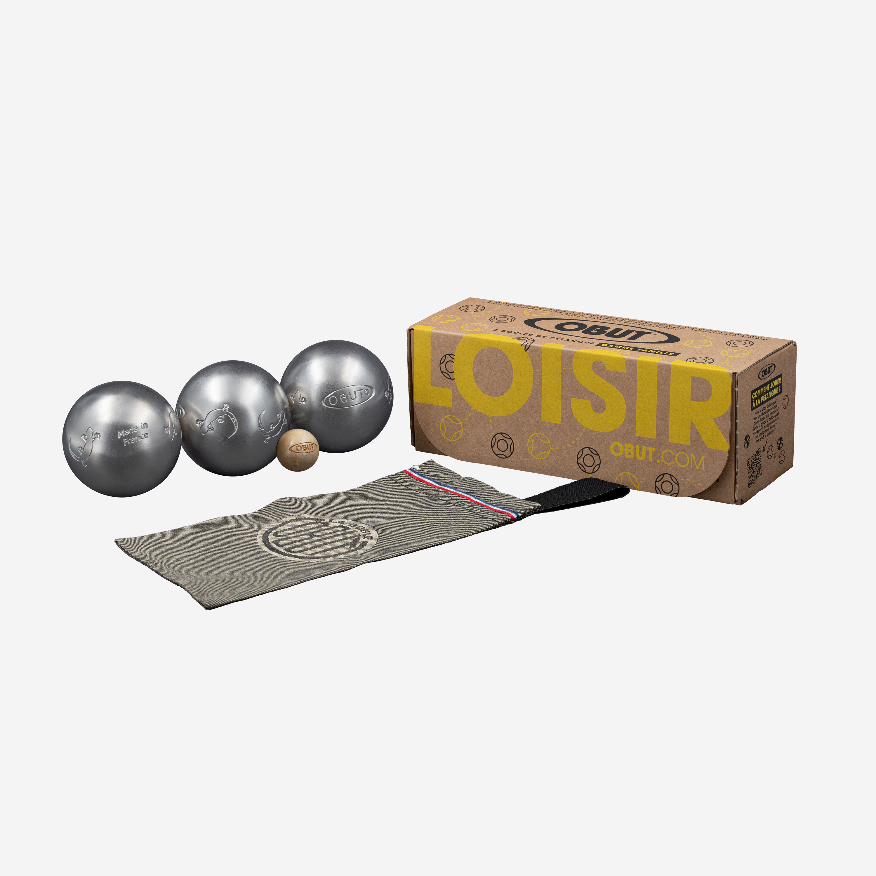 Boules de petanque loisir inox obut salamandre - Pétanque - Obut- Clubs - Entreprises - Collectivités - Associations