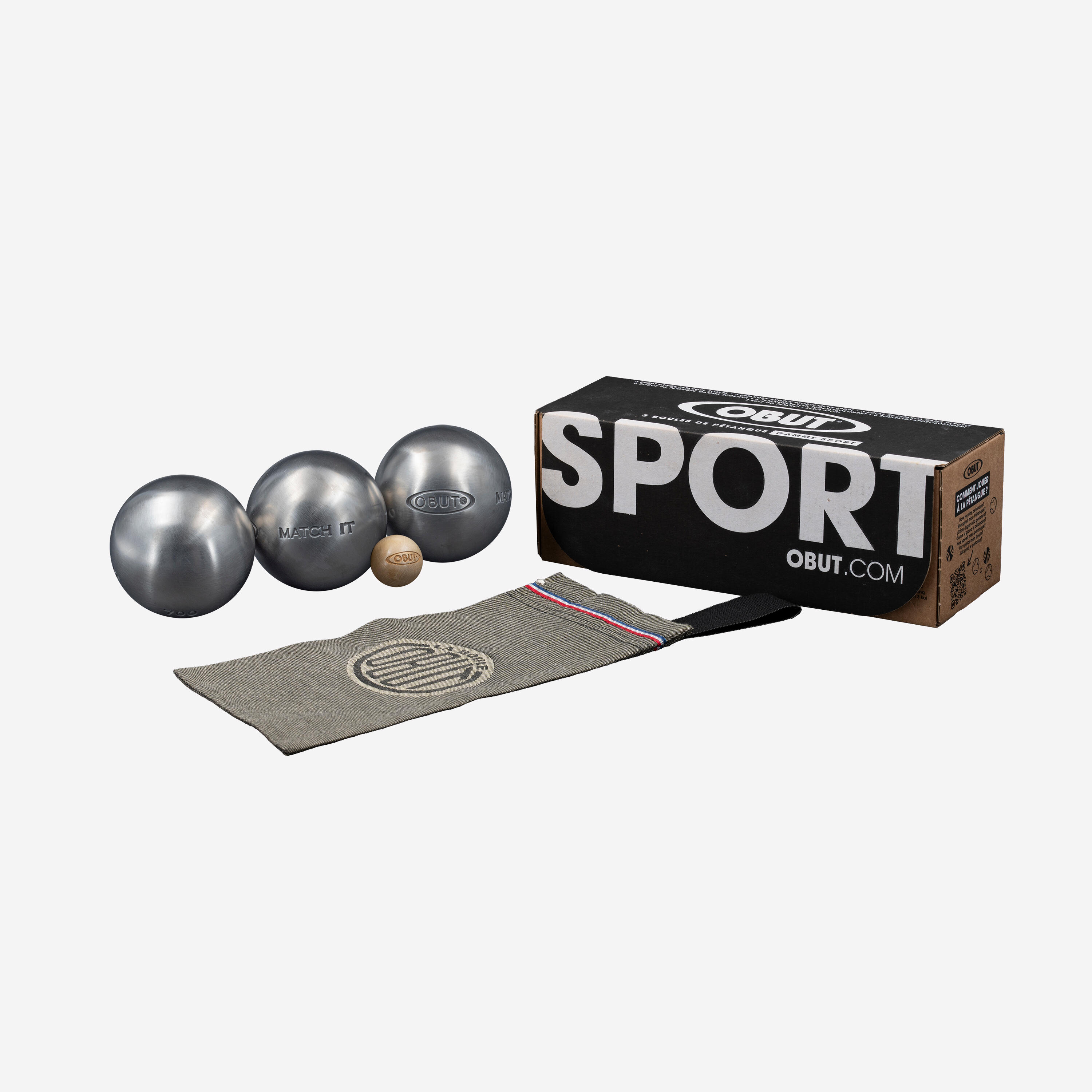 OBUT 3 PETANQUEBALLEN VOOR COMPETITIE MATCH IT