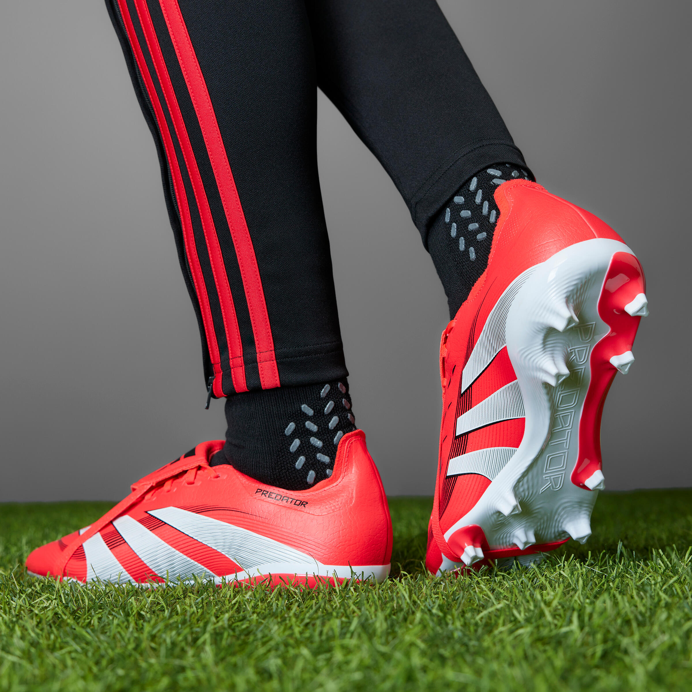 Scarpe calcio adulto PREDATOR LEAGUE FG/MG rosse 16/17