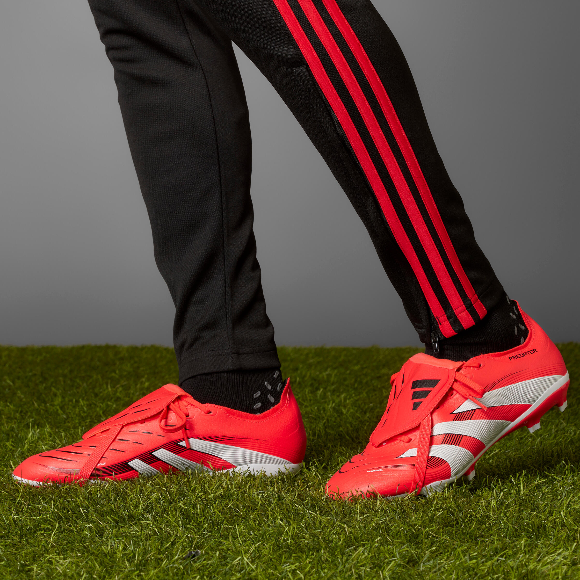 Scarpe calcio adulto PREDATOR LEAGUE FG/MG rosse 17/17