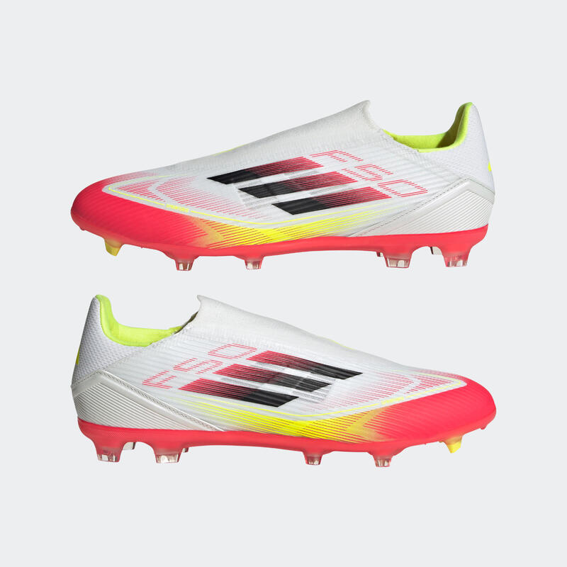 Ghete fotbal F50 League Laceless FG/MG Adulți
