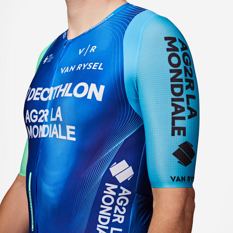 Kombinezon rowerowy Van Rysel RCR PRO oficjalny Decathlon AG2R La Mondiale Team