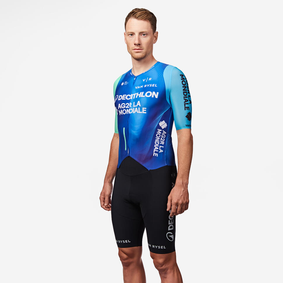 Kombinezon rowerowy Van Rysel RCR PRO oficjalny Decathlon AG2R La Mondiale Team