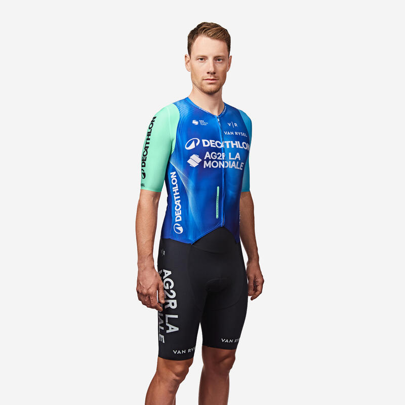 Kombinezon rowerowy Van Rysel RCR PRO oficjalny Decathlon AG2R La Mondiale Team