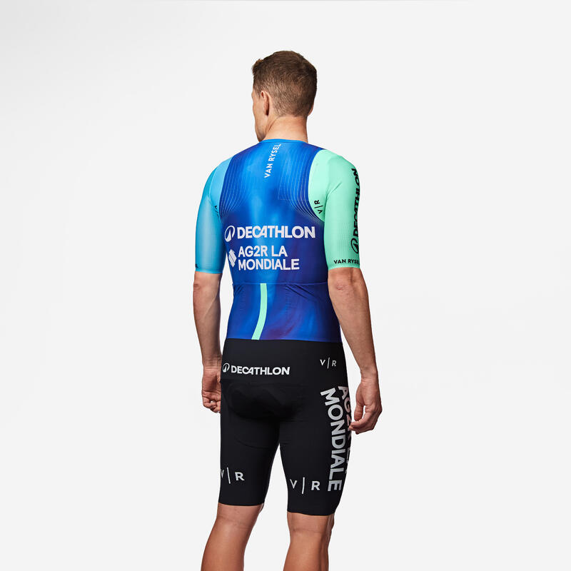 Kombinezon rowerowy Van Rysel RCR PRO oficjalny Decathlon AG2R La Mondiale Team