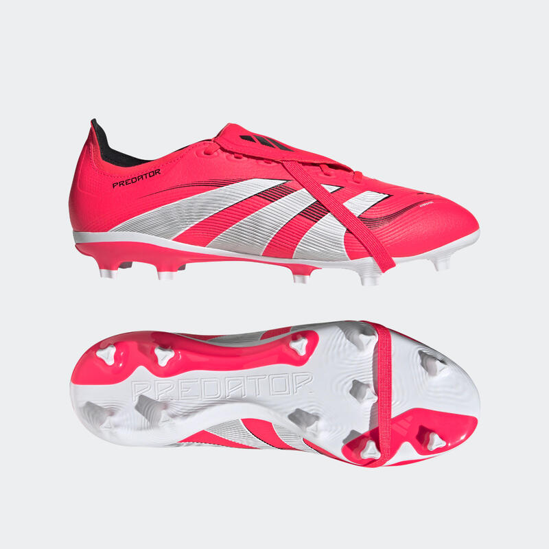 Ghete de fotbal Predator League FG/MG Roșu Adulți