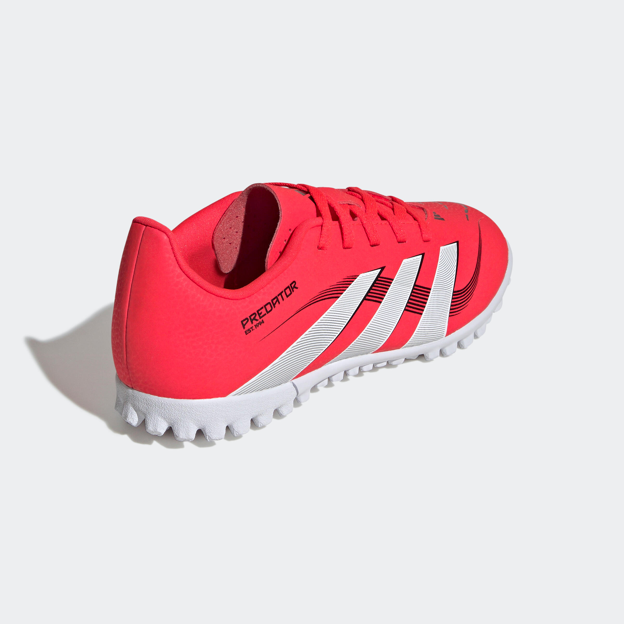 adidas Predator Club TF kind voetbalschoenen rood 8/8