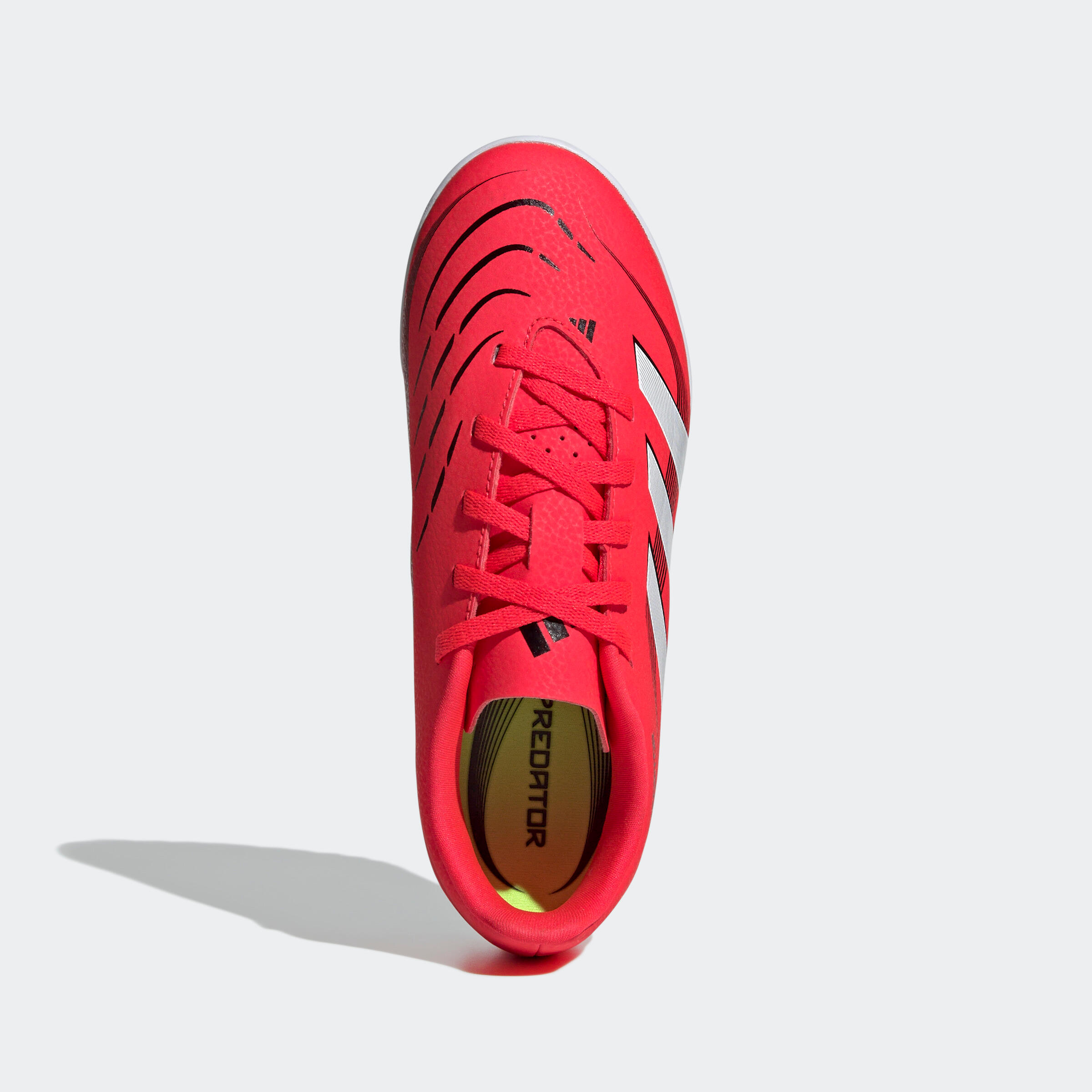 Scarpe calcetto bambino ADIDAS PREDATOR CLUB TURF rosse 5/8