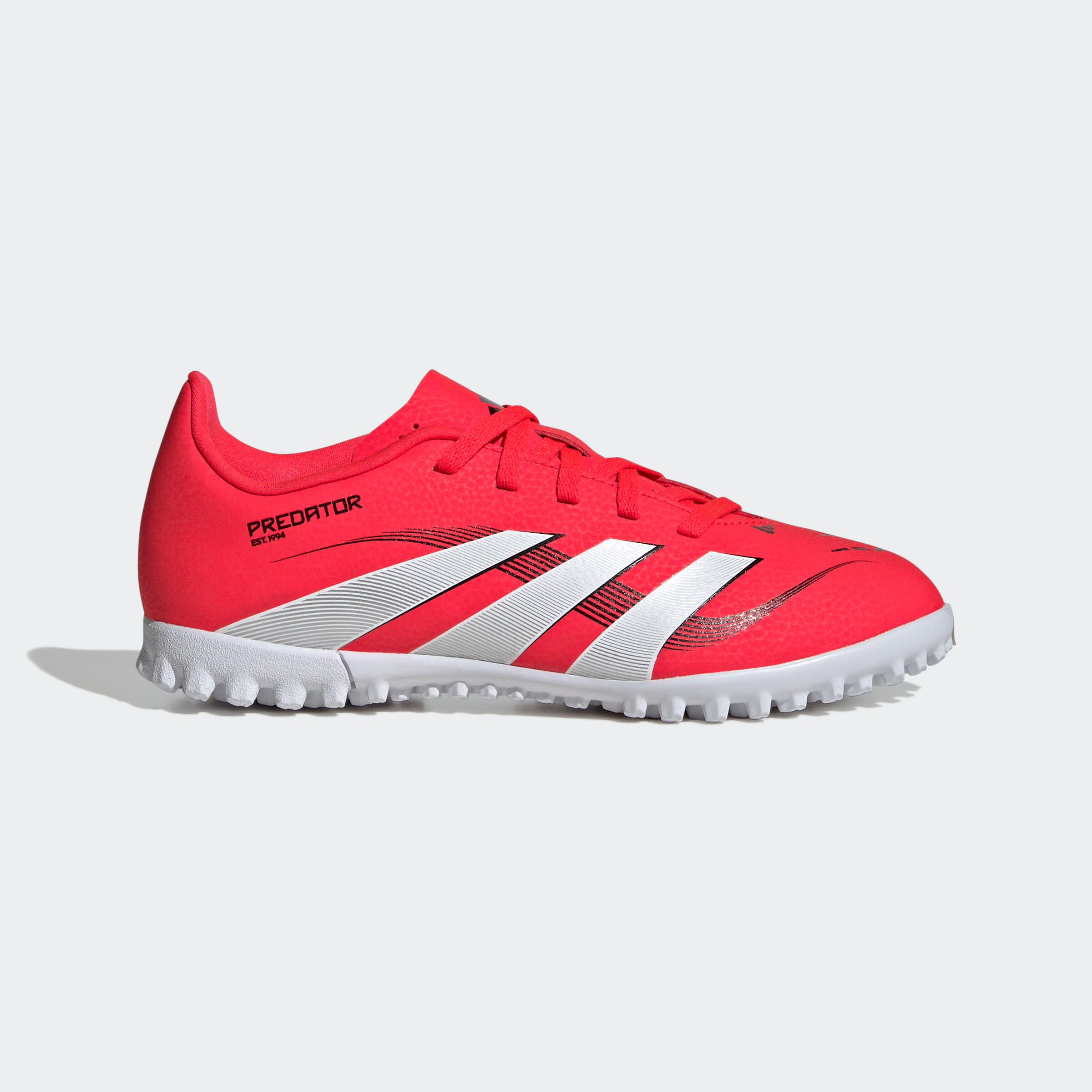 Ghete de fotbal Predator Club Turf Roșu Copii