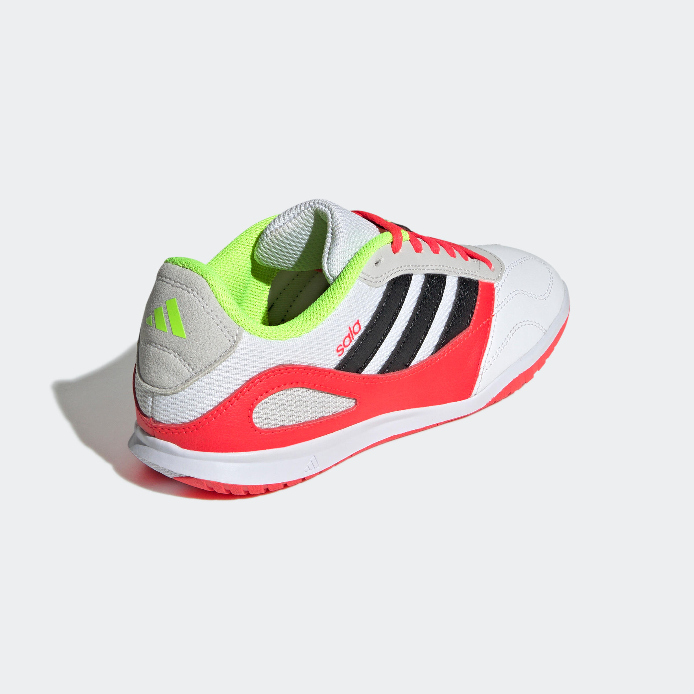 adidas Super Sala kind zaalvoetbalschoenen wit/rood 8/8