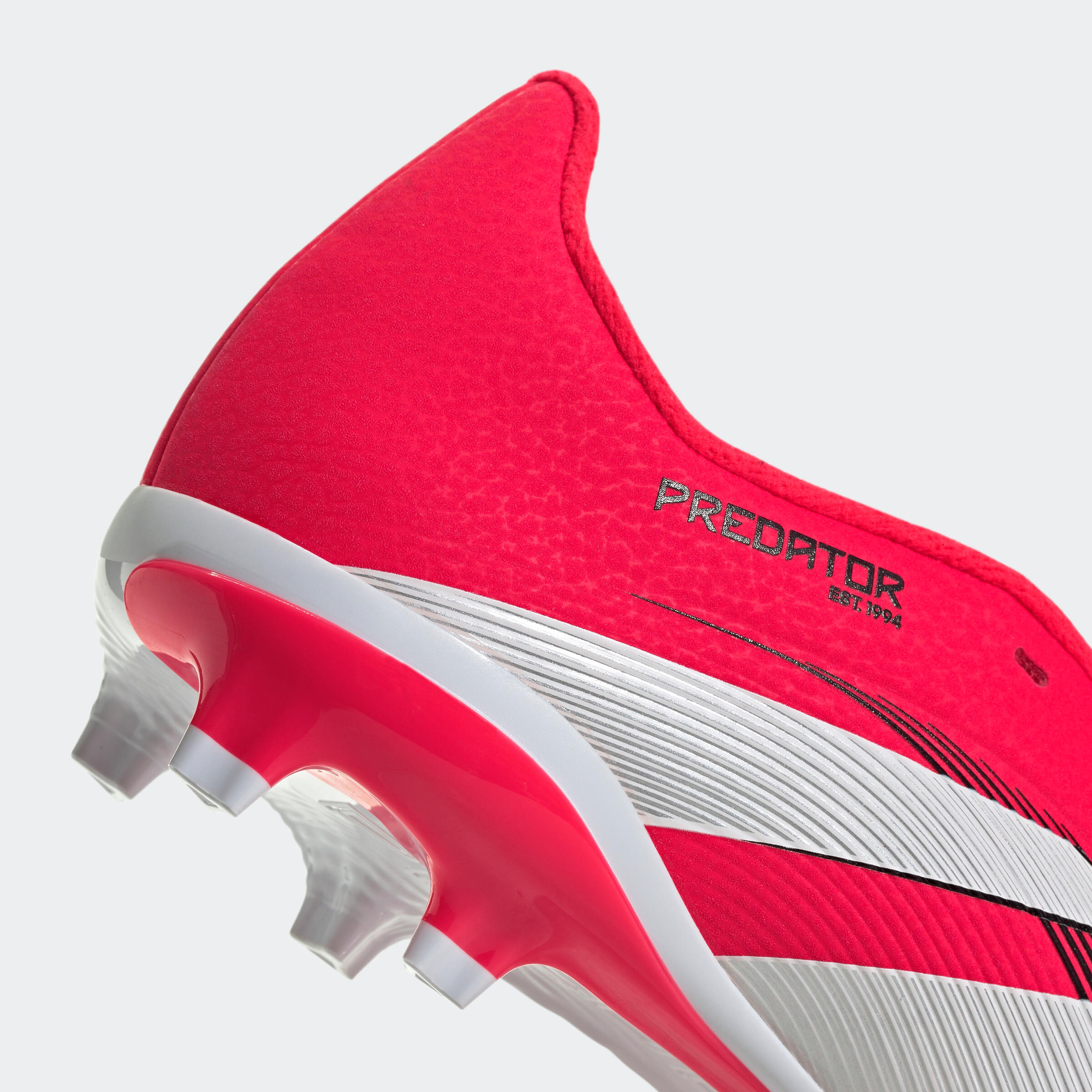 Scarpe calcio bambino ADIDAS PREDATOR LEAGUE FG/MG rosse 4/9