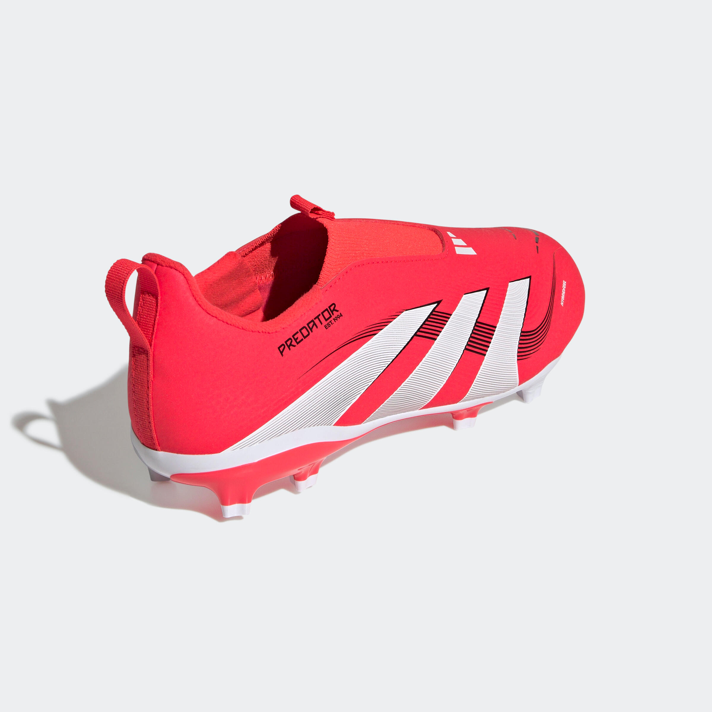 Chaussure Predator League Laceless FG/MG Enfant Rouge 8/8