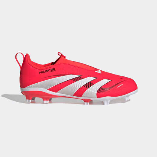 
      Kinder Fußball Nockenschuhe - ADIDAS Predator League Laceless FG/MG rot 
  