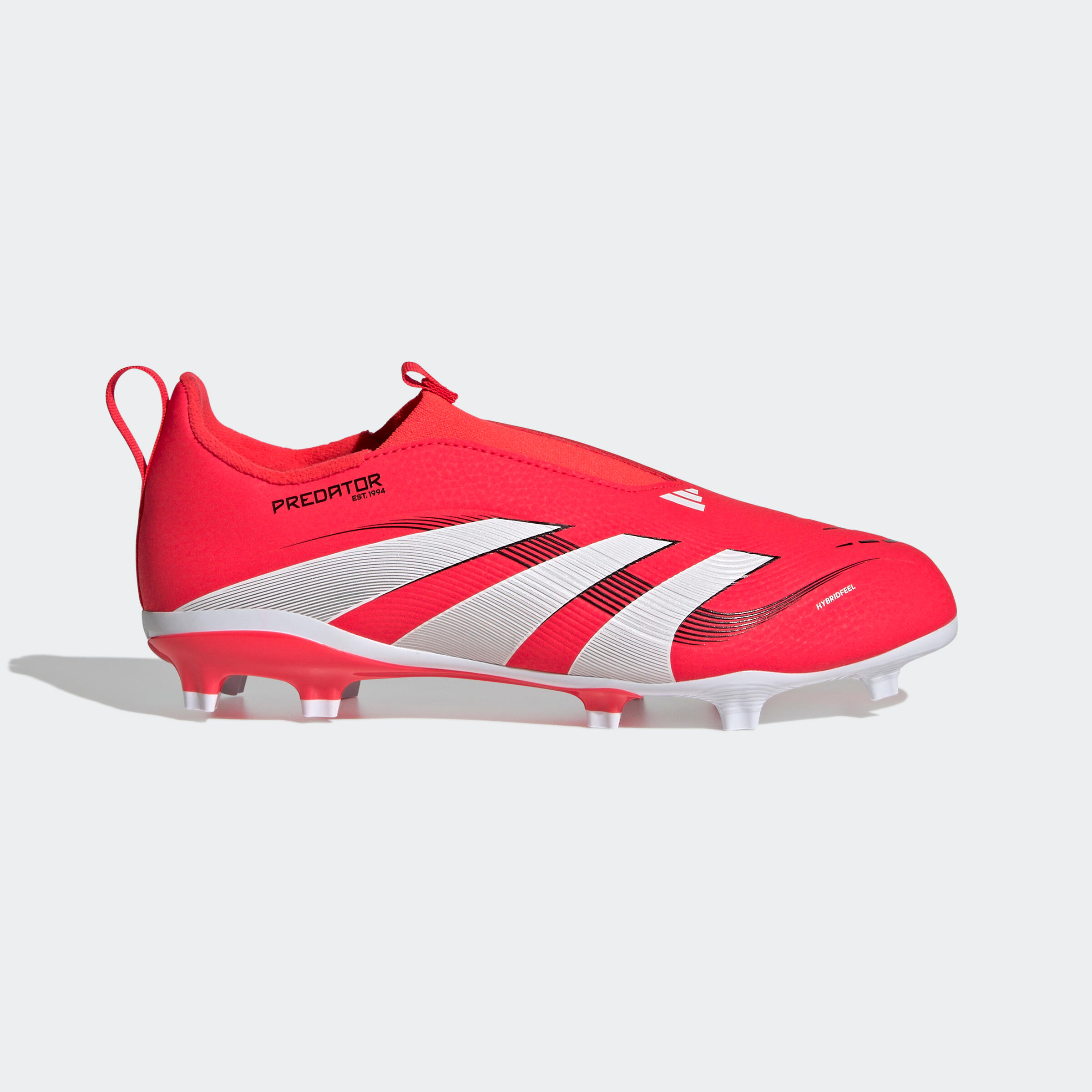 ADIDAS Chaussure Predator League Laceless FG/MG Enfant Rouge -