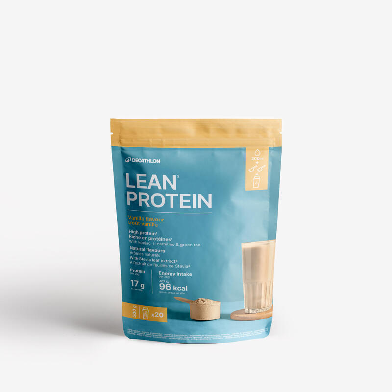 Proteine pudră, sărace în grăsimi, aromă vanilie, Lean Protein 500g
