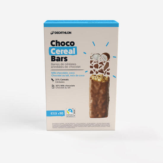 Müsliriegel mit Überzug 10× Schoko/Banane