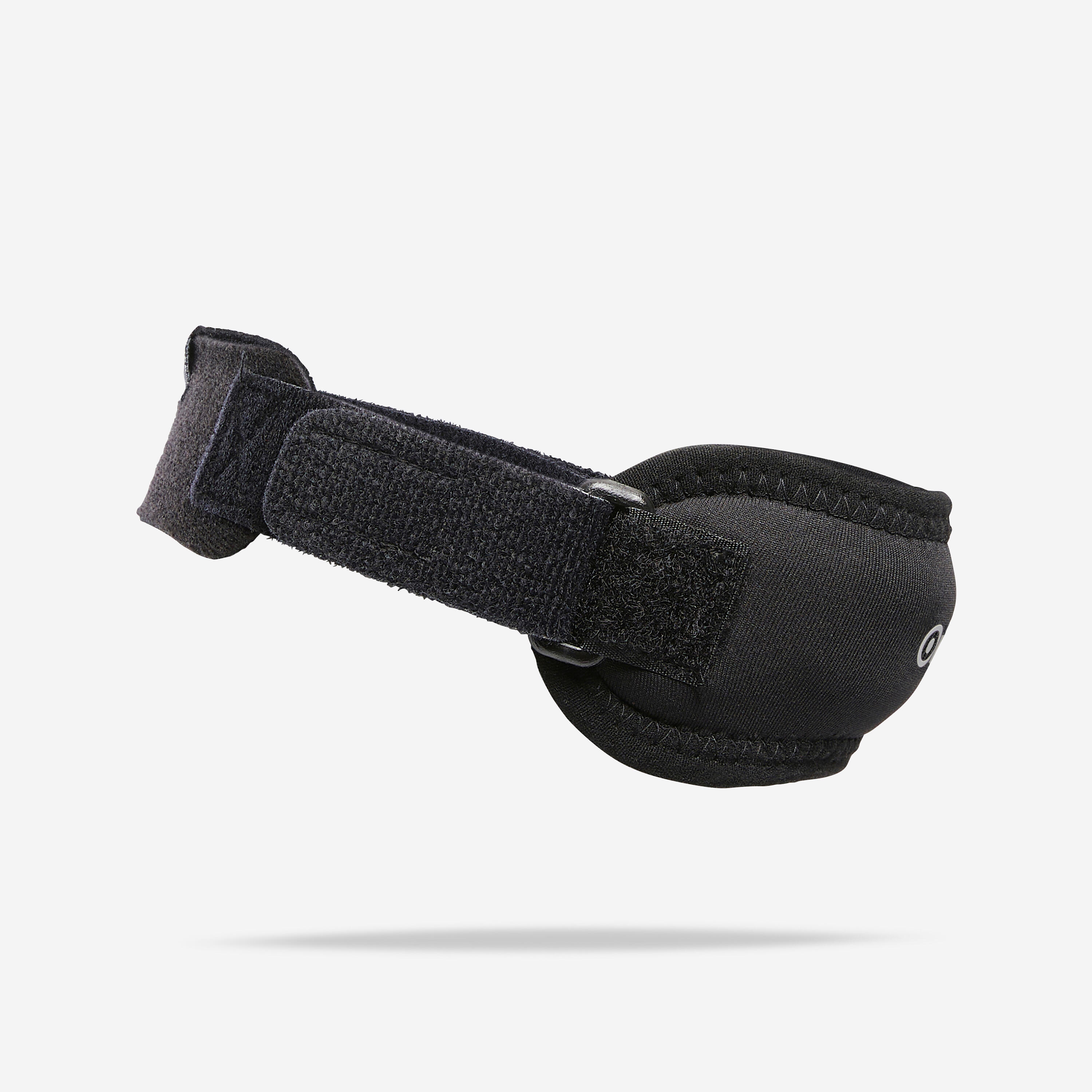 Knee Support Strap For Sports & Workout  - Smoked Black