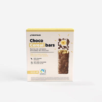 Graanreep met chocoladelaag banaan x6