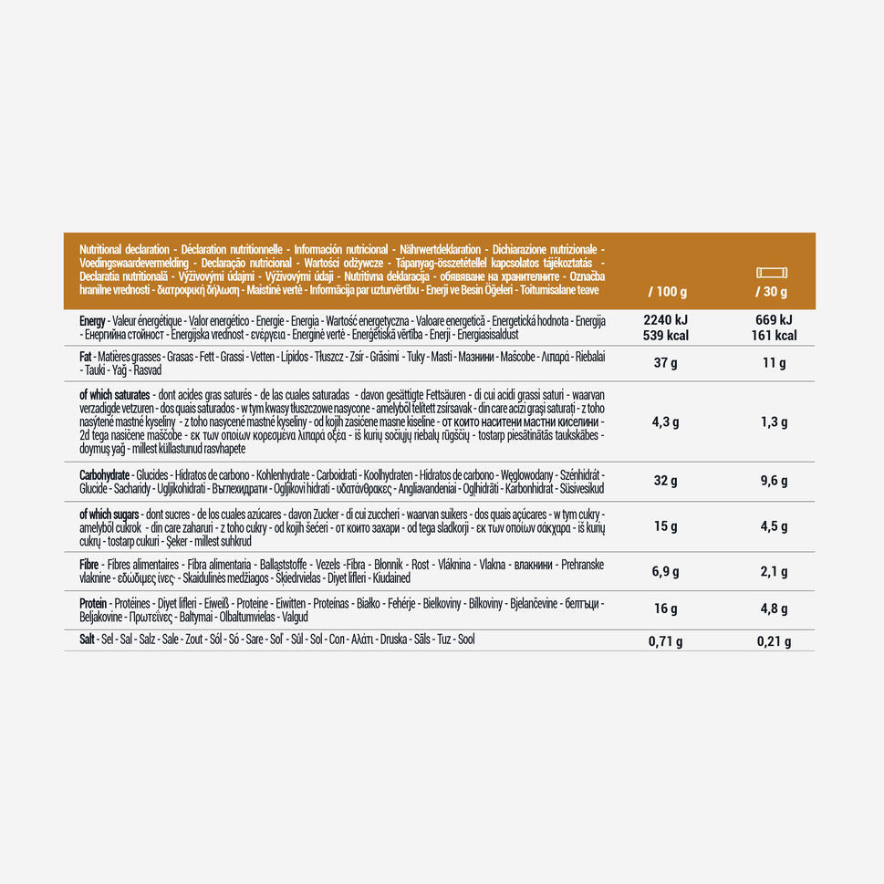 Baton z suszonych owoców z orzeszkami ziemnymi i migdałami x4
