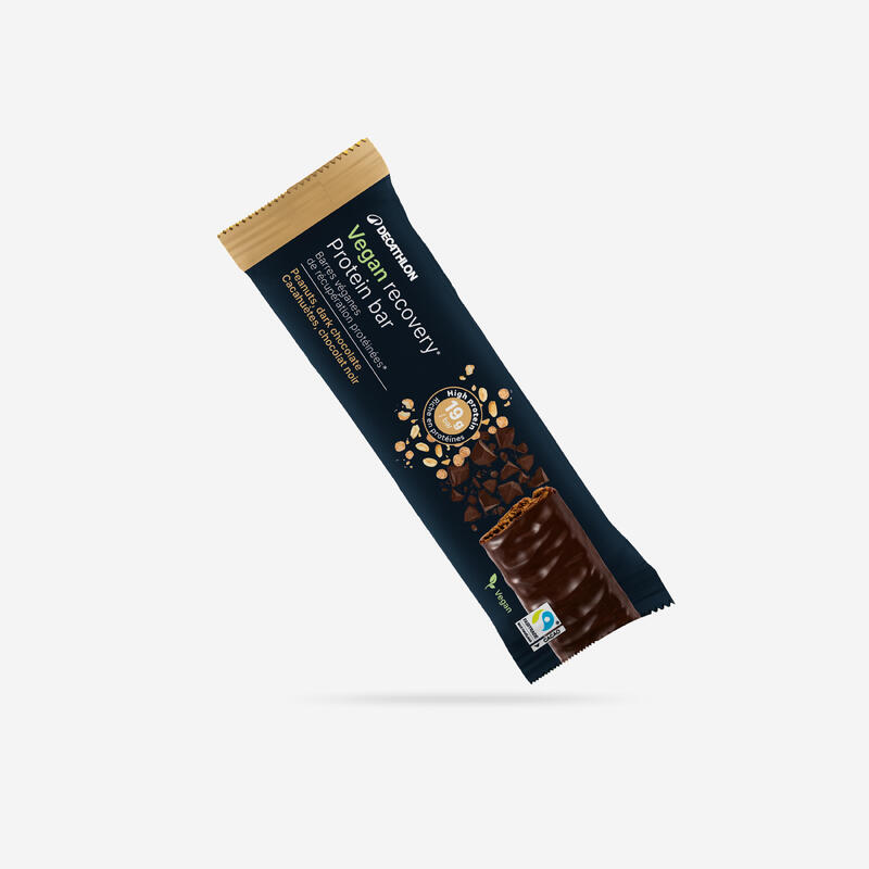 Barre protéinée de récupération vegan cacahuète chocolat, x1