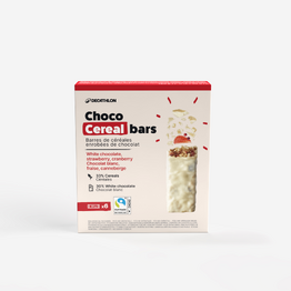 BARRE DE CEREALES ENROBEE X6 CHOCOLAT BLANC &amp; FRUITS ROUGES