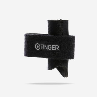 Finger support with tightening strap- Smoked Black