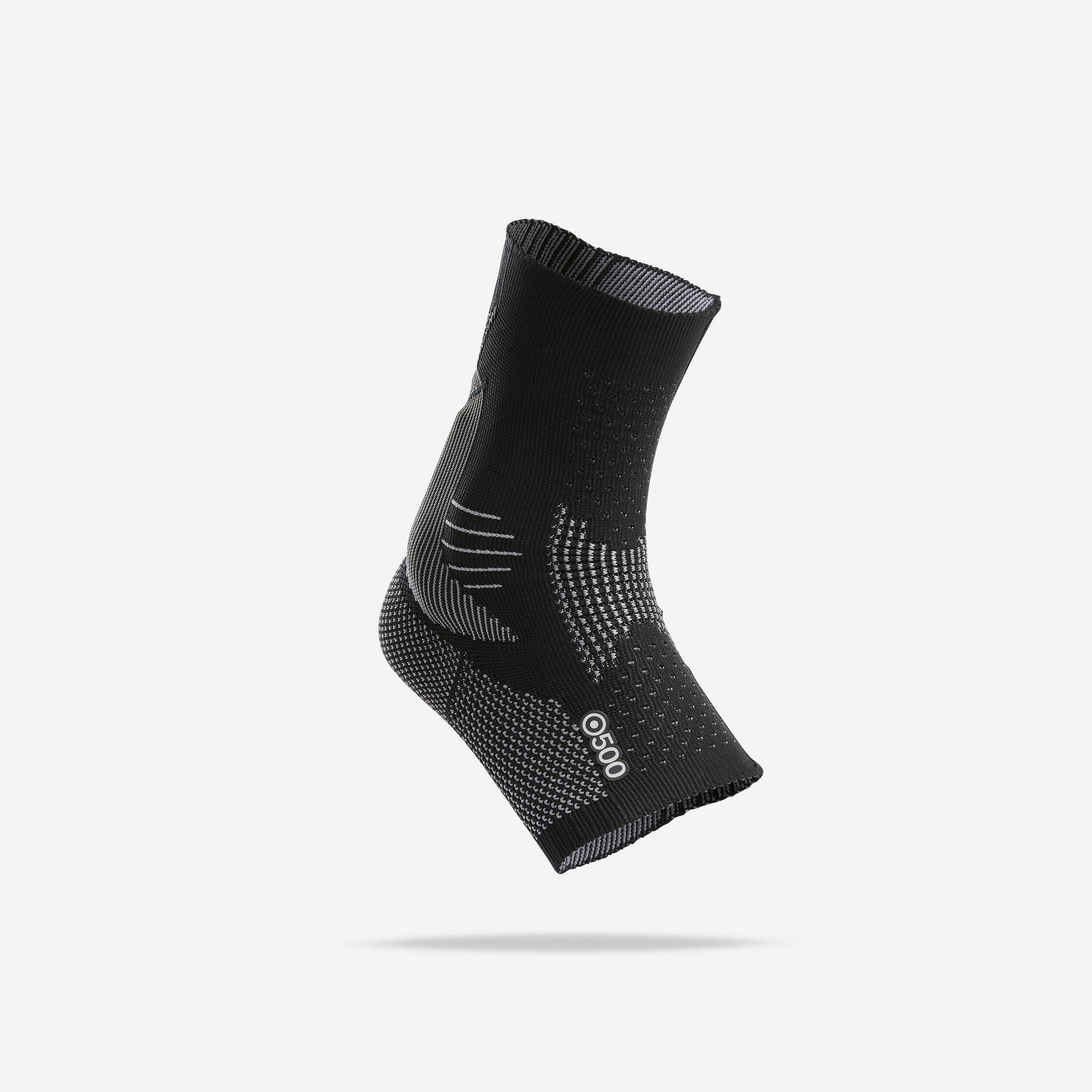 Level 1 right or left ankle support with foam pads - Smoked black