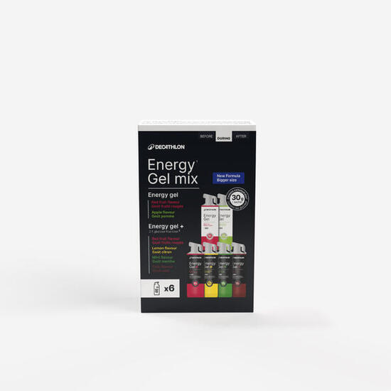 Mix di gel energetici Energy Gel ed Energy Gel + 6 pz