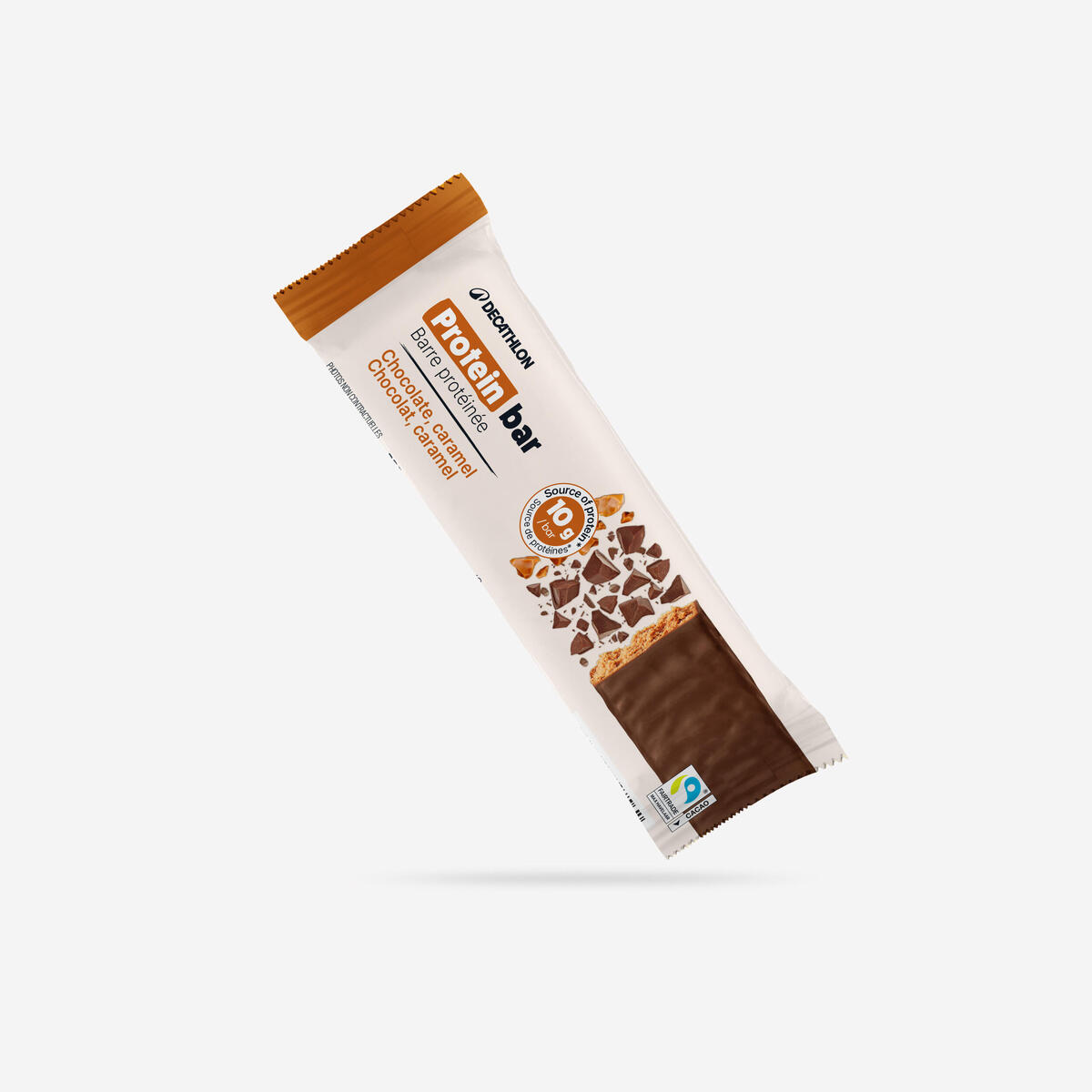 Barre protéinée caramel enrobée chocolat x1
