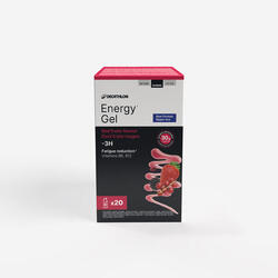 Gel énergétique moins de 3 heures fruits rouges, Energy Gel x20
